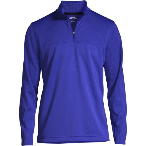 Men's Textured Quarter Zip Pullover