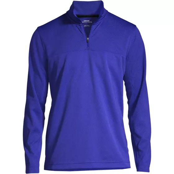 Men's Textured Quarter Zip Pullover - primary