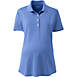 Women's Maternity Active Solid Polo, Front