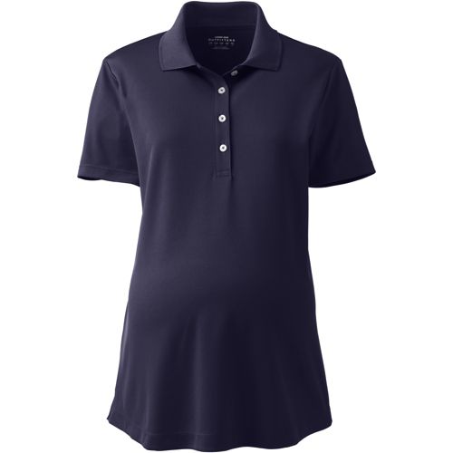 Maternity Active Solid Polo