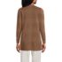 Women's Cotton Modal Texture Stripe Open Cardigan Sweater, Back
