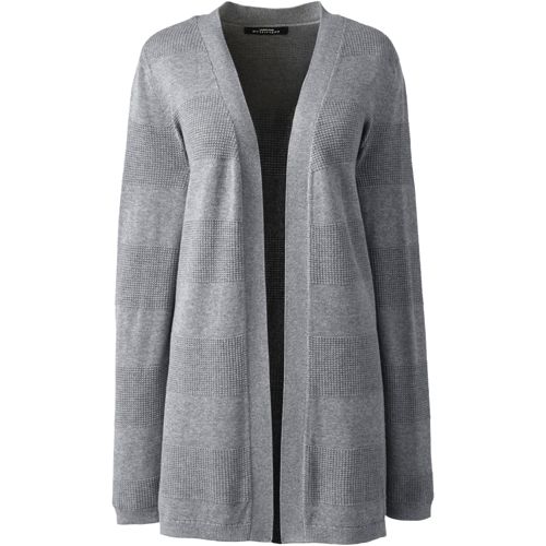 Women's Cotton Modal Texture Drape Cardigan