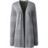 School Uniform Women's Cotton Modal Texture Stripe Open Cardigan Sweater, Front