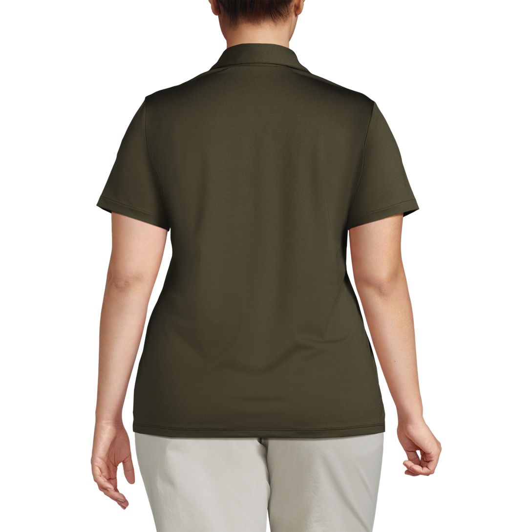 Women's Short Sleeve Rapid Dry Sport Neck Polo Shirt