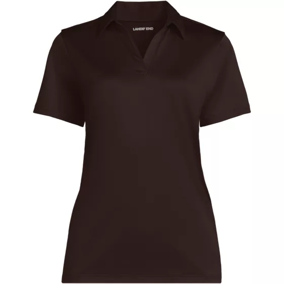 School Uniform Women's Rapid Dry Performance Sport Neck Short Sleeve Polo Shirt - primary