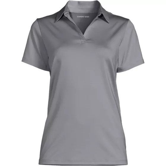 School Uniform Women's Short Sleeve Rapid Dry Sport Neck Polo Shirt - primary