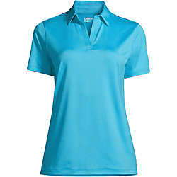 Women's Short Sleeve Rapid Dry Sport Neck Polo Shirt, Front