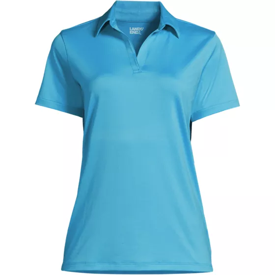 Women's Short Sleeve Rapid Dry Sport Neck Polo Shirt - primary