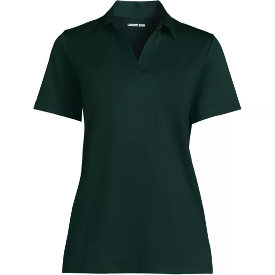 School Uniform Women's Rapid Dry Performance Sport Neck Short Sleeve Polo Shirt - primary