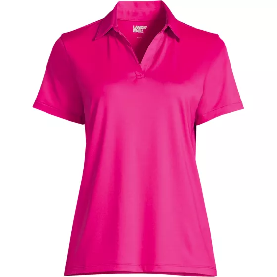Women's Short Sleeve Rapid Dry Sport Neck Polo Shirt - primary