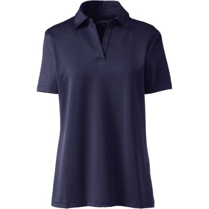 School Uniform Women's Plus Size Short Sleeve Rapid Dry Sport Neck Polo Shirt - primary