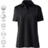Women's Short Sleeve Rapid Dry Sport Neck Polo Shirt, alternative image