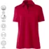 School Uniform Women's Short Sleeve Rapid Dry Sport Neck Polo Shirt, alternative image