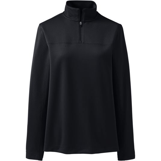 Womens Long Sleeve Quarter-zip Tops & Tees | Lands' End