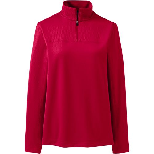 Women's Textured Quarter Zip Pullover