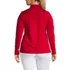 School Uniform Women's Plus Size Textured Quarter Zip Pullover, Back
