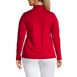 Women's Plus Size Textured Quarter Zip Pullover, Back