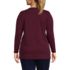 School Uniform Women's Plus Size Cotton Polyester Long Sleeve Tunic with Pockets, Back