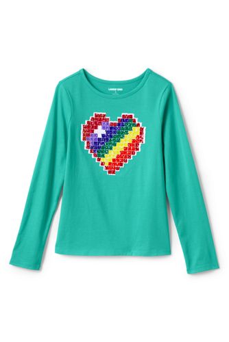 girls flip sequin sweatshirt