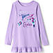 Little Girls Long Sleeve Graphic Tunic Top, Front