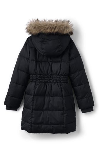 girls winter coat with belt