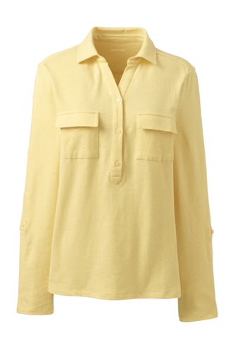 women's polo blouse