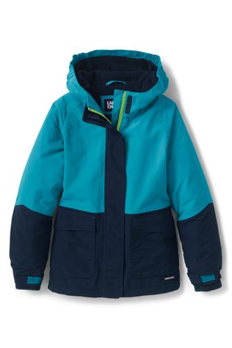 girls teal winter coat