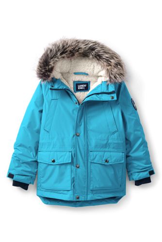 teal winter coat girls