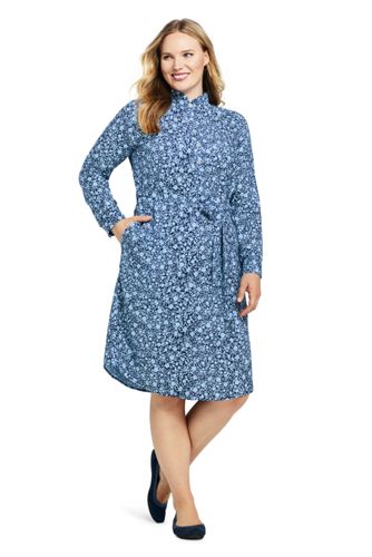 lands end plus dresses