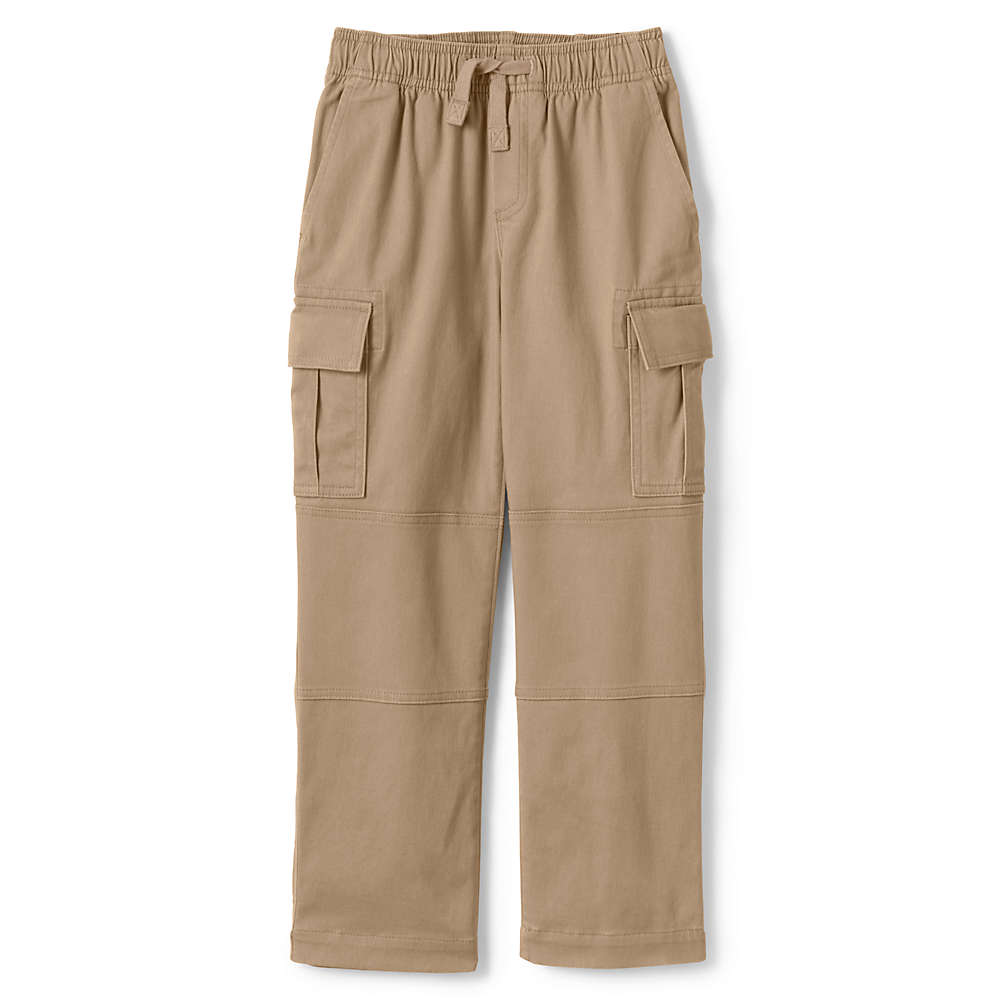 Little Boys Iron Knee Stretch Pull On Cargo Pants, Front