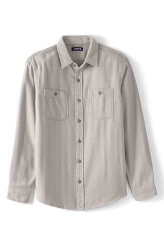 lands end mens denim shirt