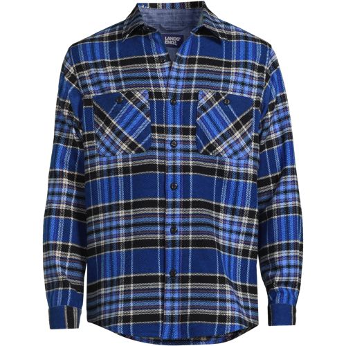 Men's Flannel Work Shirt Lands' End