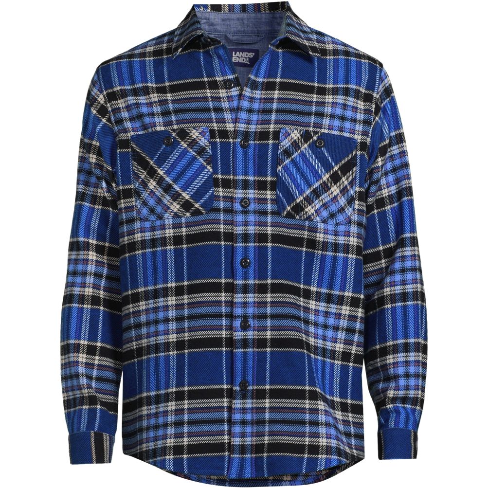 Men s Rugged Work Shirt Lands End