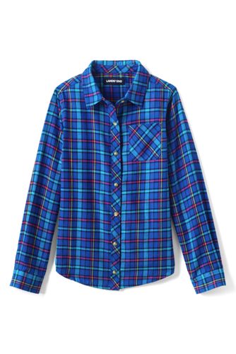 lands end fleece lined flannel shirt