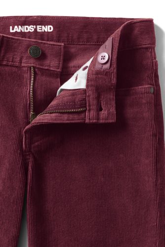 dark red corduroy pants