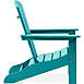 All Weather Recycled Fan Back Adirondack Patio Chair, alternative image