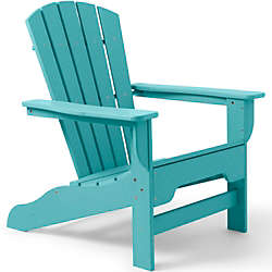 All Weather Recycled Fan Back Adirondack Patio Chair, Front