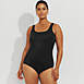 Women's Plus Size Tummy Control Chlorine Resistant Soft Cup Tugless One Piece Swimsuit, Front