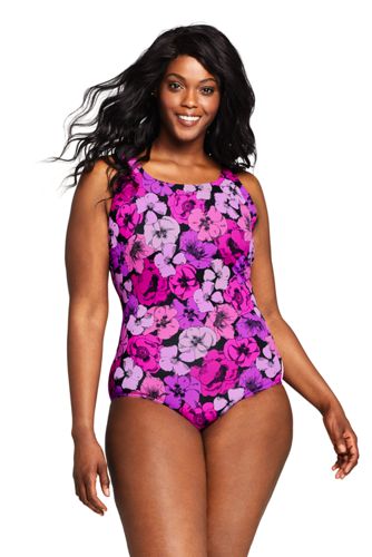 lands end plus size mastectomy swimsuits