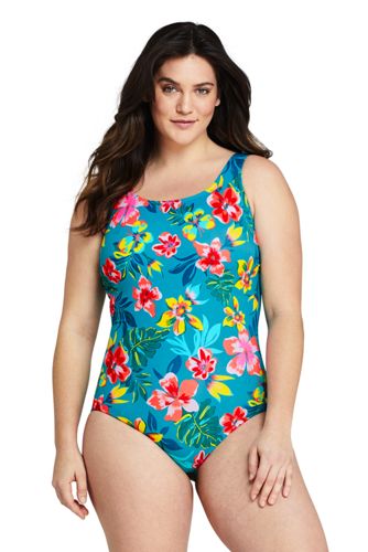 lands end plus size mastectomy swimsuits