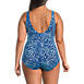 Women's Plus Size DD-Cup Chlorine Resistant Soft Cup Tugless Sporty One Piece Swimsuit, Back