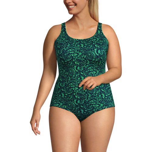 Lands end hot sale plus swimsuits