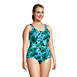 Women's Plus Size Chlorine Resistant Soft Cup Tugless Sporty One Piece Swimsuit, alternative image