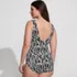 Women's Plus Size Tugless Low Leg One Piece Swimsuit, Back