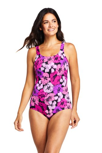 women's full coverage one piece swimsuits