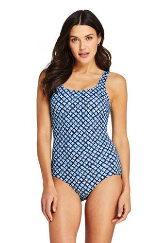 lands end petite bathing suits