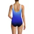 Women's D-Cup Tugless Low Leg One Piece Swimsuit, Back