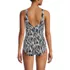 Women's Mastectomy Chlorine Resistant Tugless One Piece Swimsuit Soft Cup, Back
