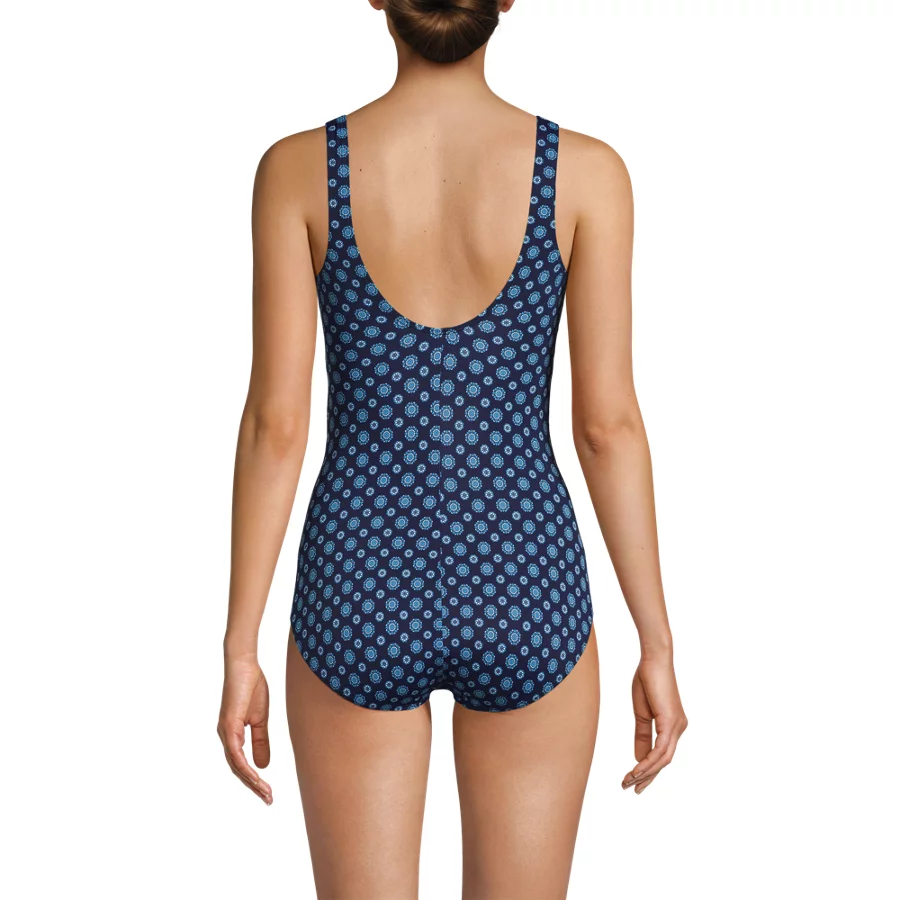 Women's Tugless Low Leg One Piece Swimsuit