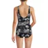 Women's Tugless Low Leg One Piece Swimsuit, Back